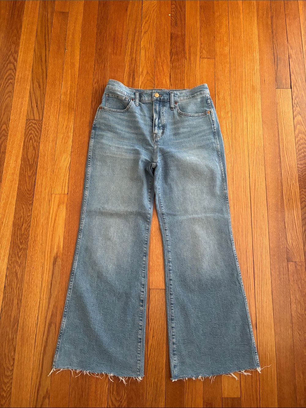 Madewell Light Blue 11” High-Rise Flare Leg Jeans